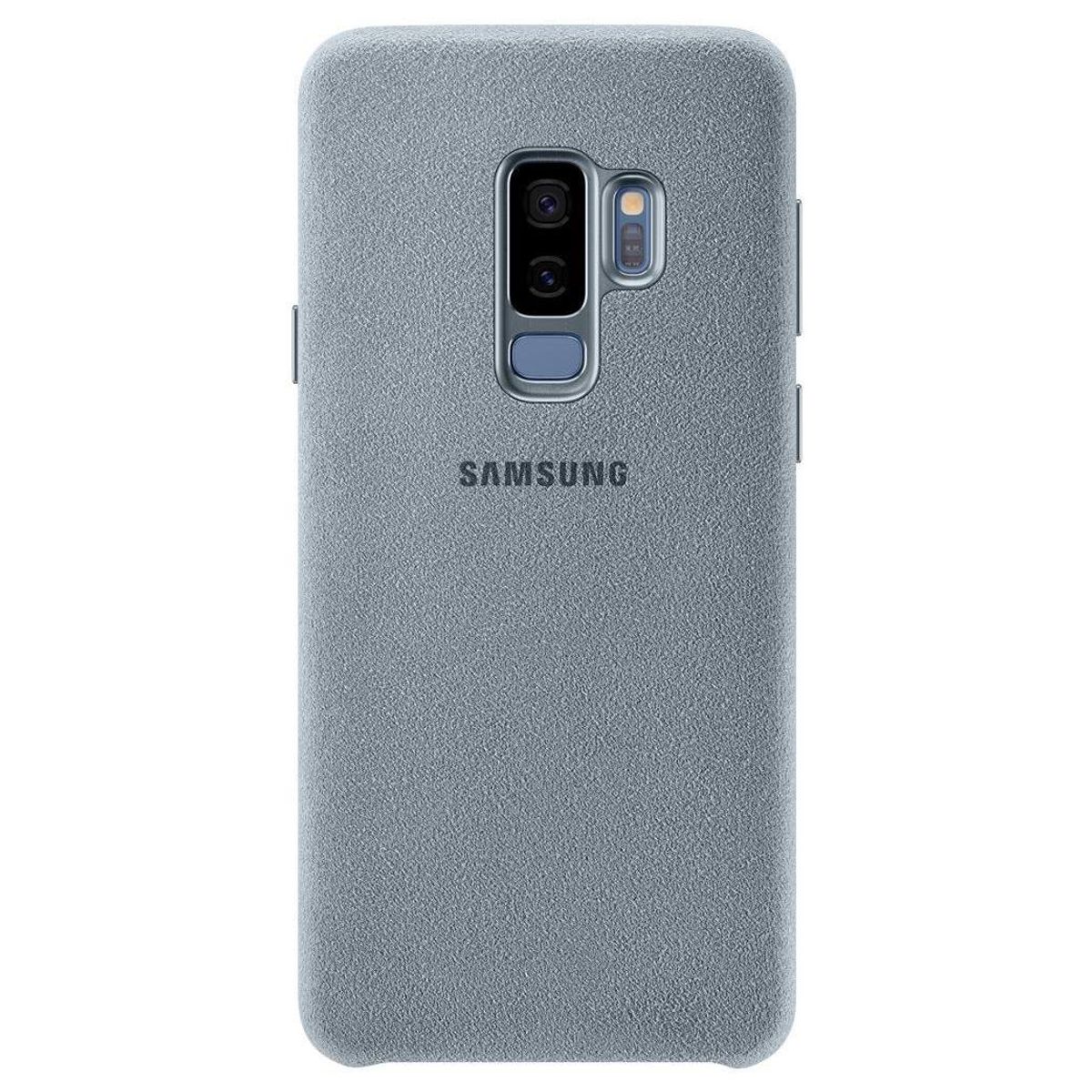 SAMSUNG - Samsung Cover Galaxy S9 Plus ALCANTARA Original Case Silver - EF-XG965