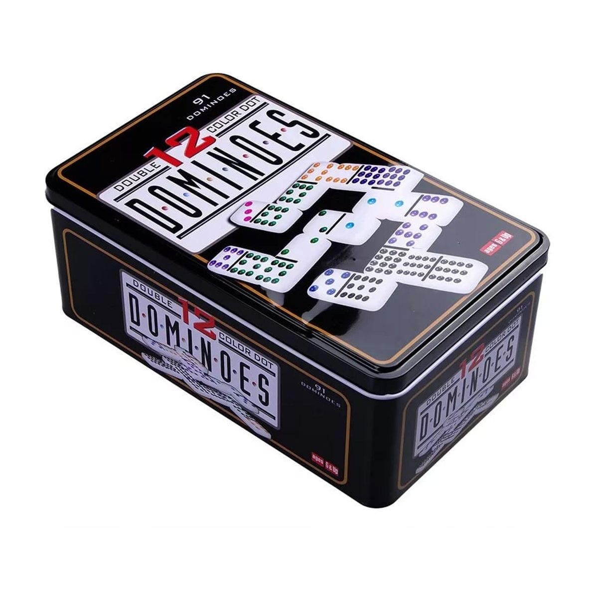 GENERICO - Domino Doble 12 Profesional 91 Piezas