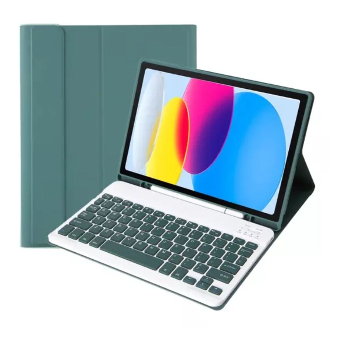 CASE - Funda con Teclado Para Samsung S6 LITE  VERDE