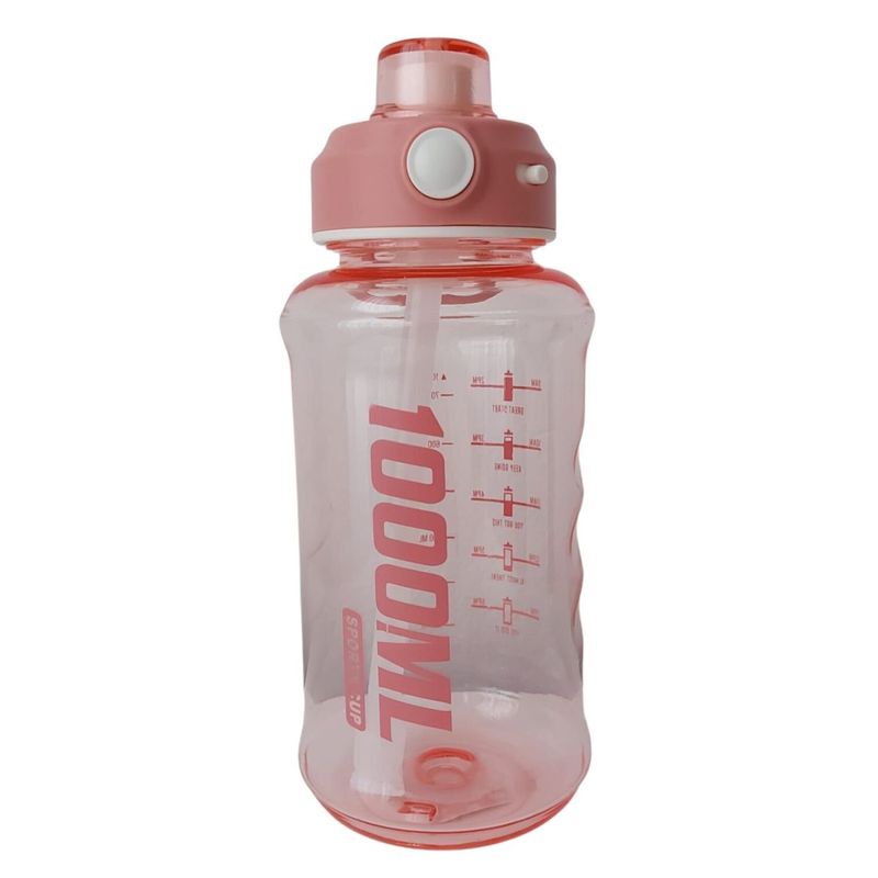 GENERICO - Tomatodo con Seguro 1 Litro - Calidad Premium - Rosado
