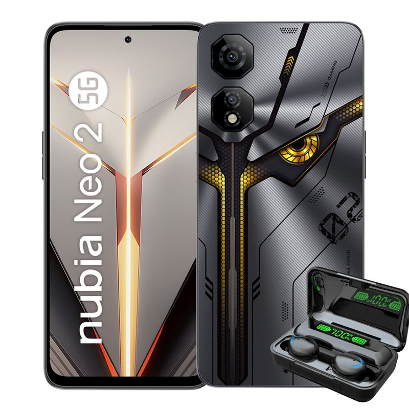 ZTE - ZTE NUBIA NEO 2 5G 256GB 8RAM COLOR NEGRO + AUDIFONOS BLUETOOTH
