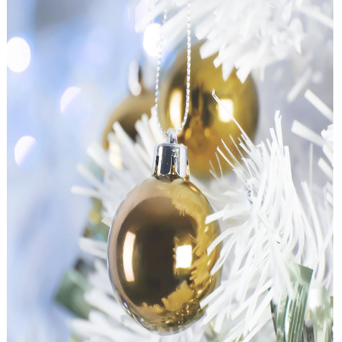 GENERICO - ESFERAS BRILLO DORADO - 24 UNIDADES