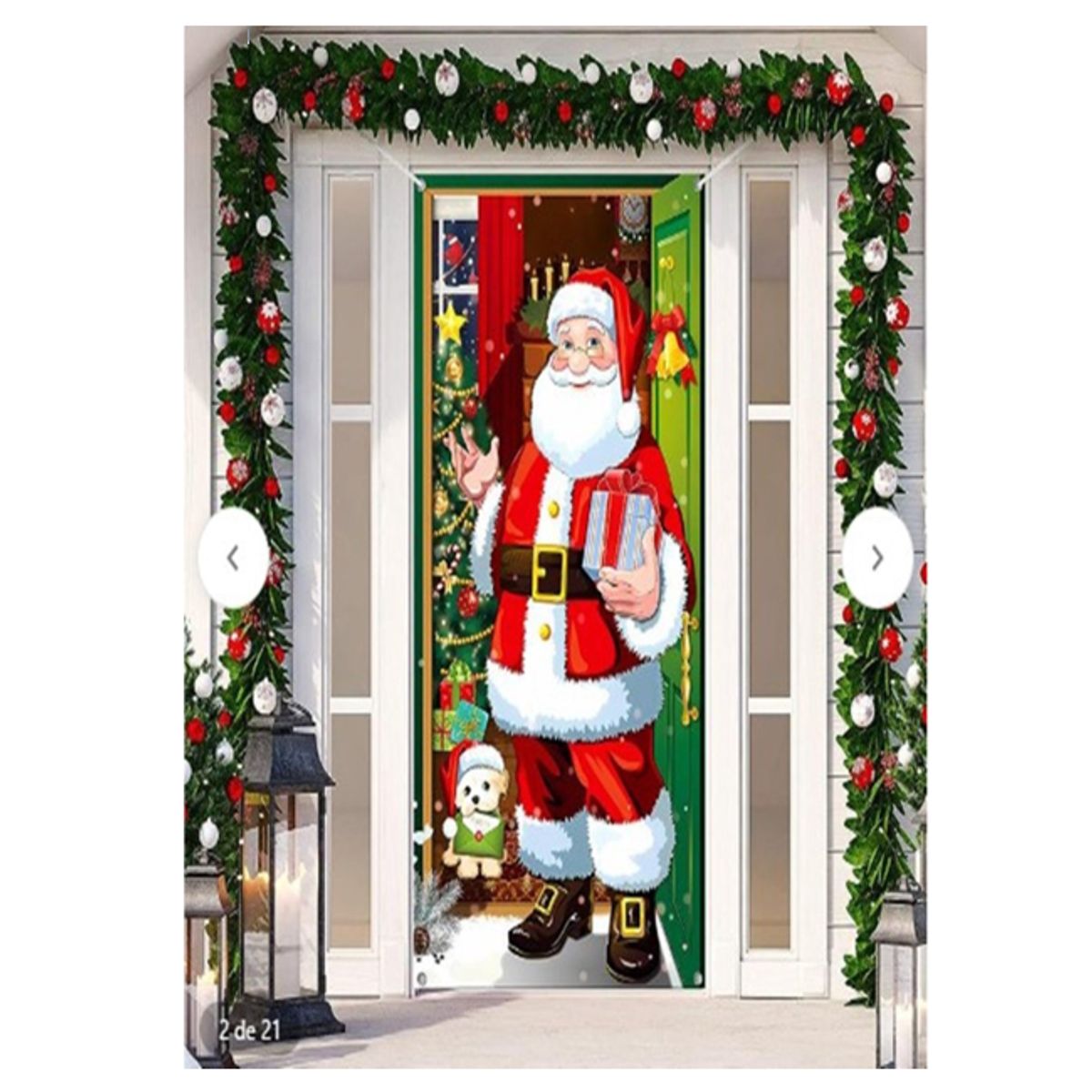 GENERICO - Funda Para Puerta tendencia navidad