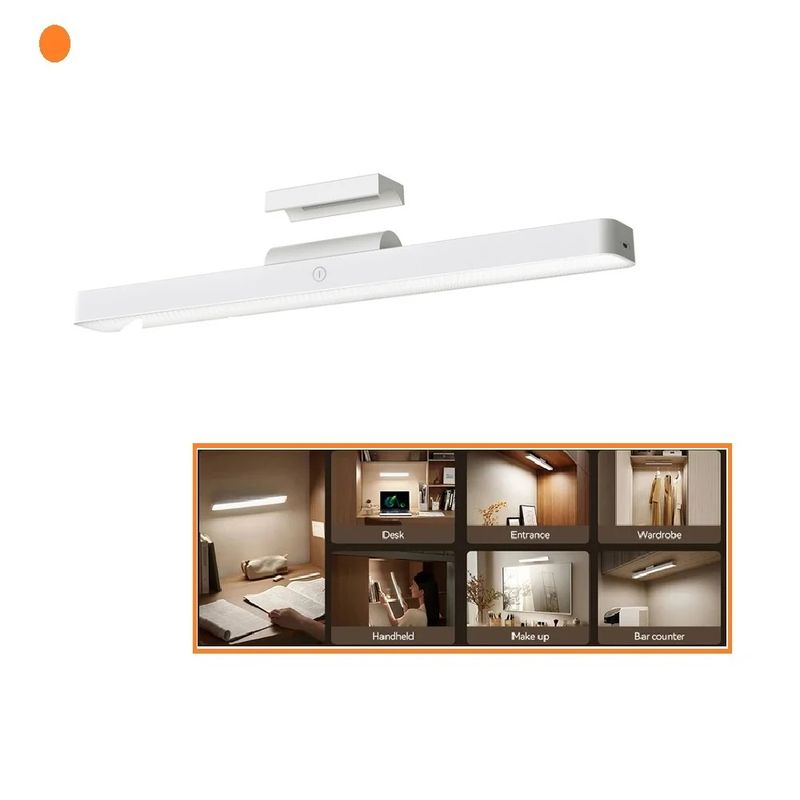 XIAOMI - Lámpara magnética de lectura Xiaomi LED recargable 2000mAh Anti-azul
