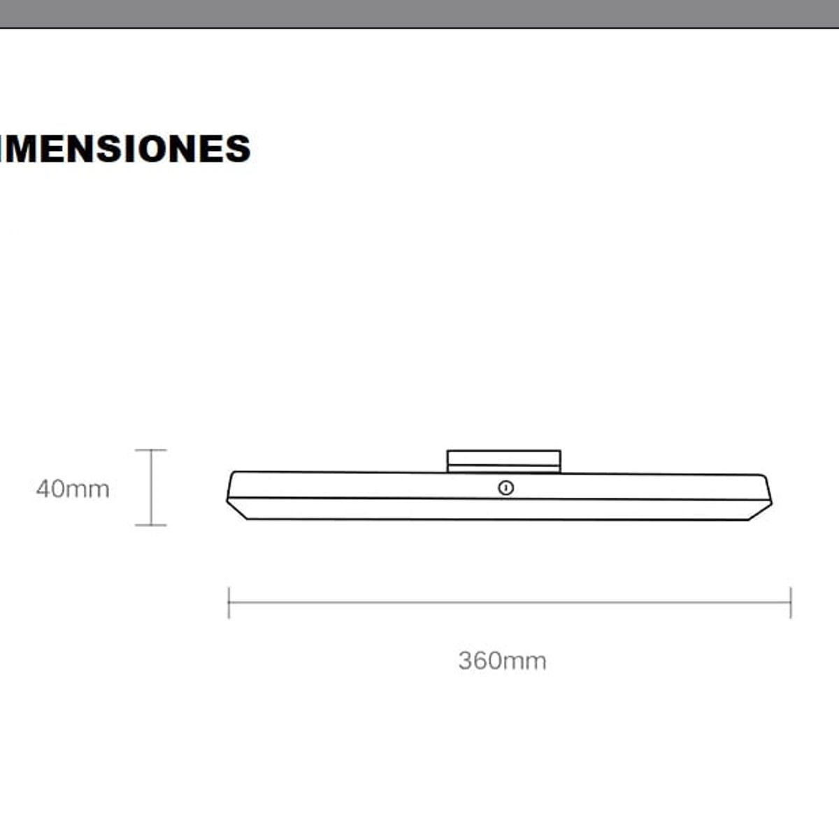 XIAOMI - Lámpara magnética de lectura Xiaomi LED recargable 2000mAh Anti-azul