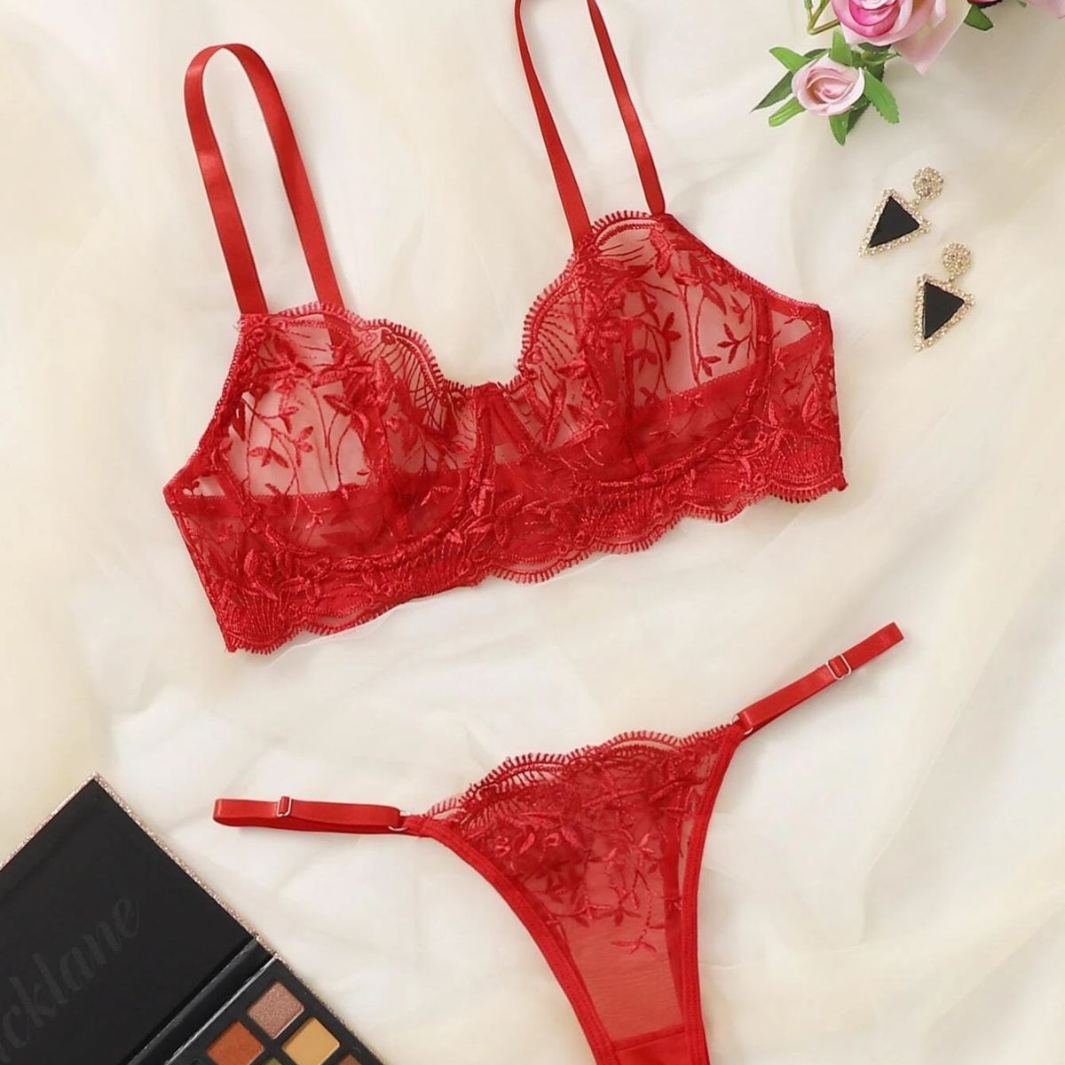 GENERICO - LENCERIA ROJO LOLITAS ROCI