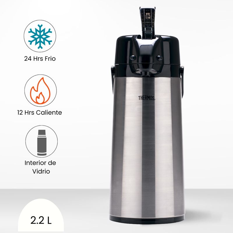 THERMOS - Termo Sifón Lever Action 2.20l Negro