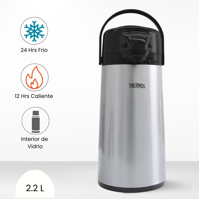 THERMOS - Termo Sifón Pump Pot - Acabado 2.20l