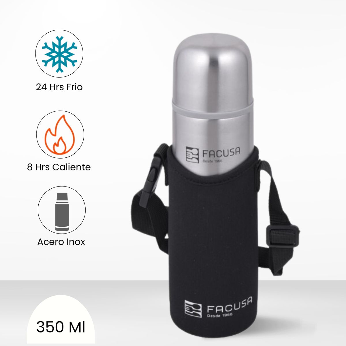 FACUSA - Termo de Bebida Facusa con Funda 350ml