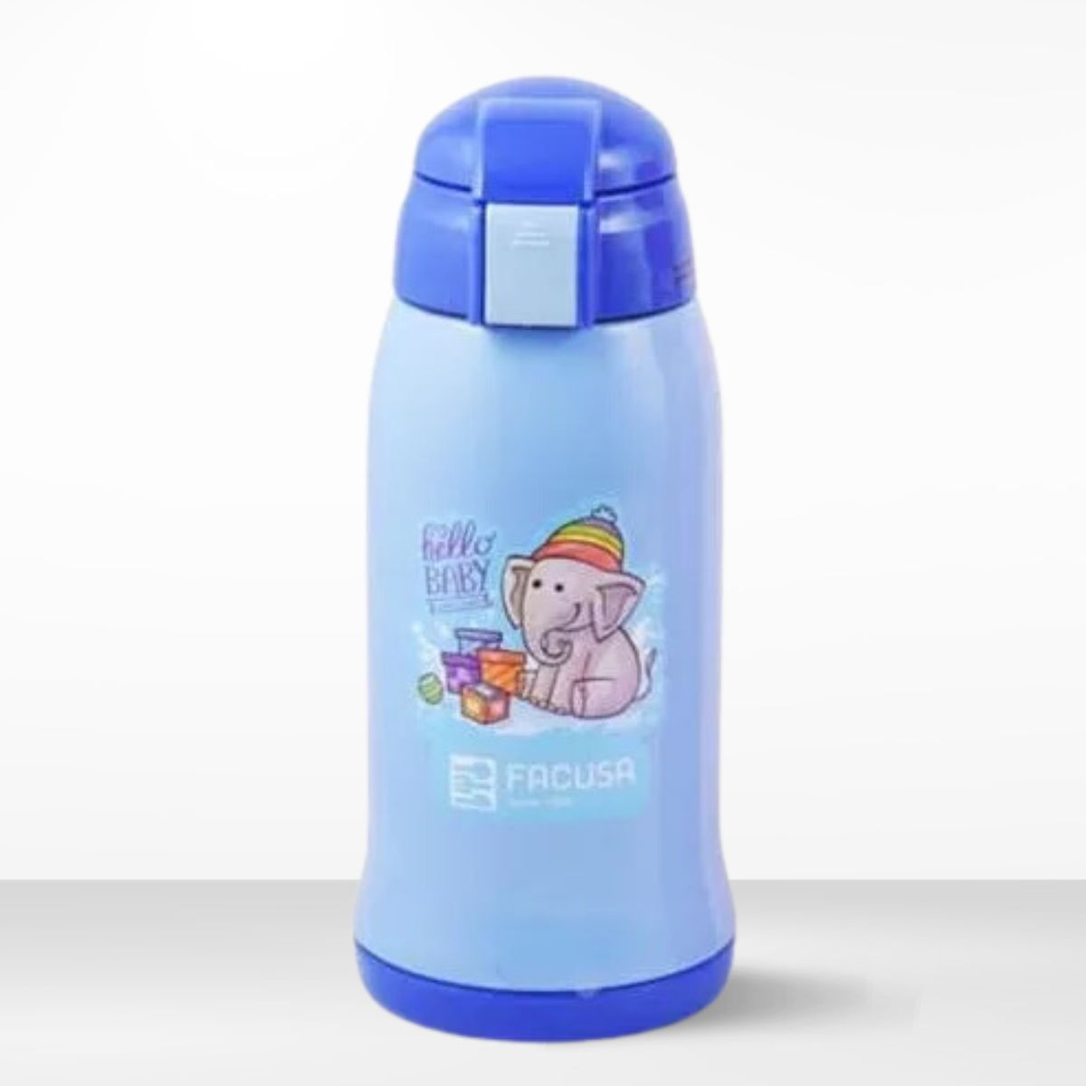 FACUSA - Termo de Bebida para Niños Hello Baby Azul 600ml