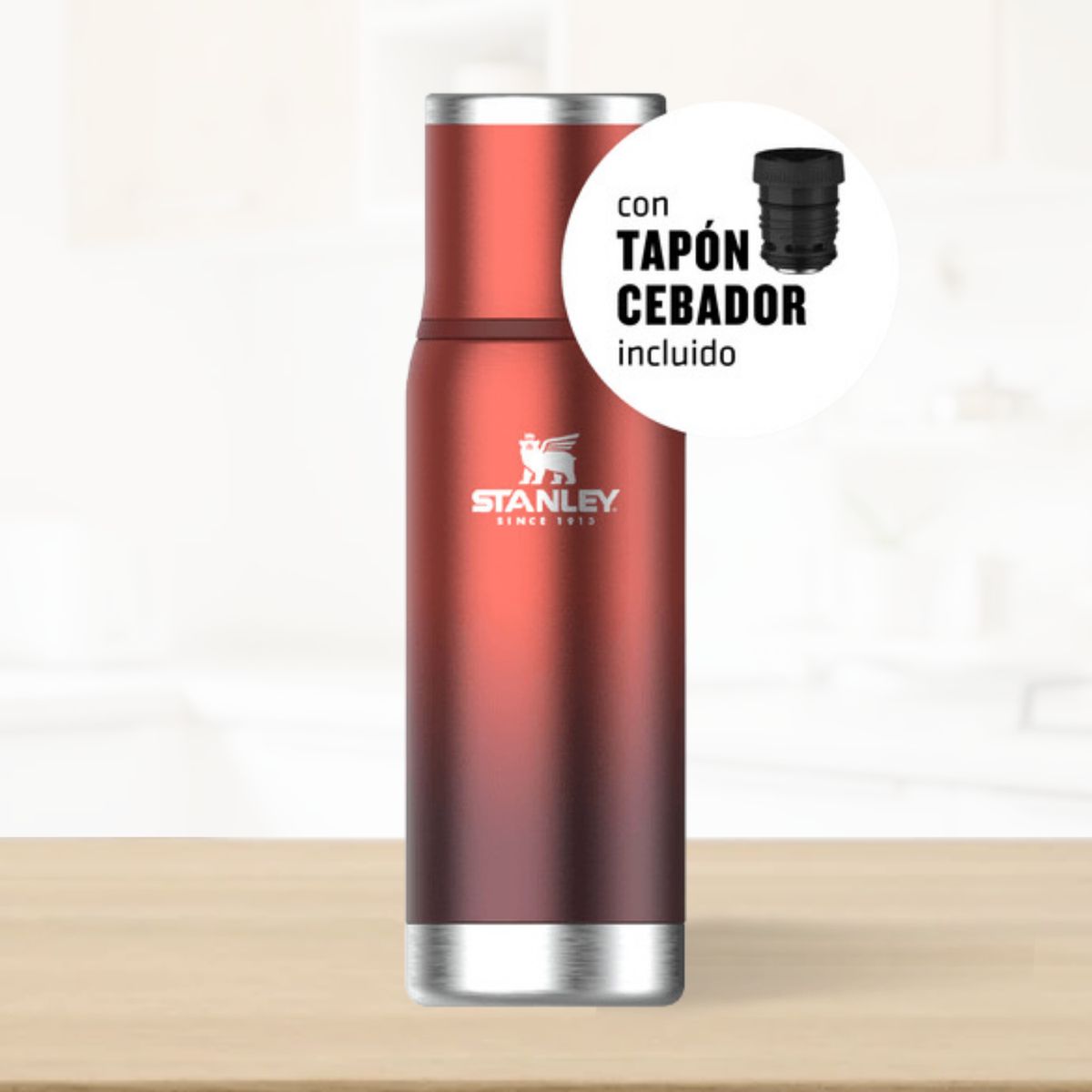 STANLEY - Termo de bebida Adventure TO GO Stanley Clay Glow 750 Ml