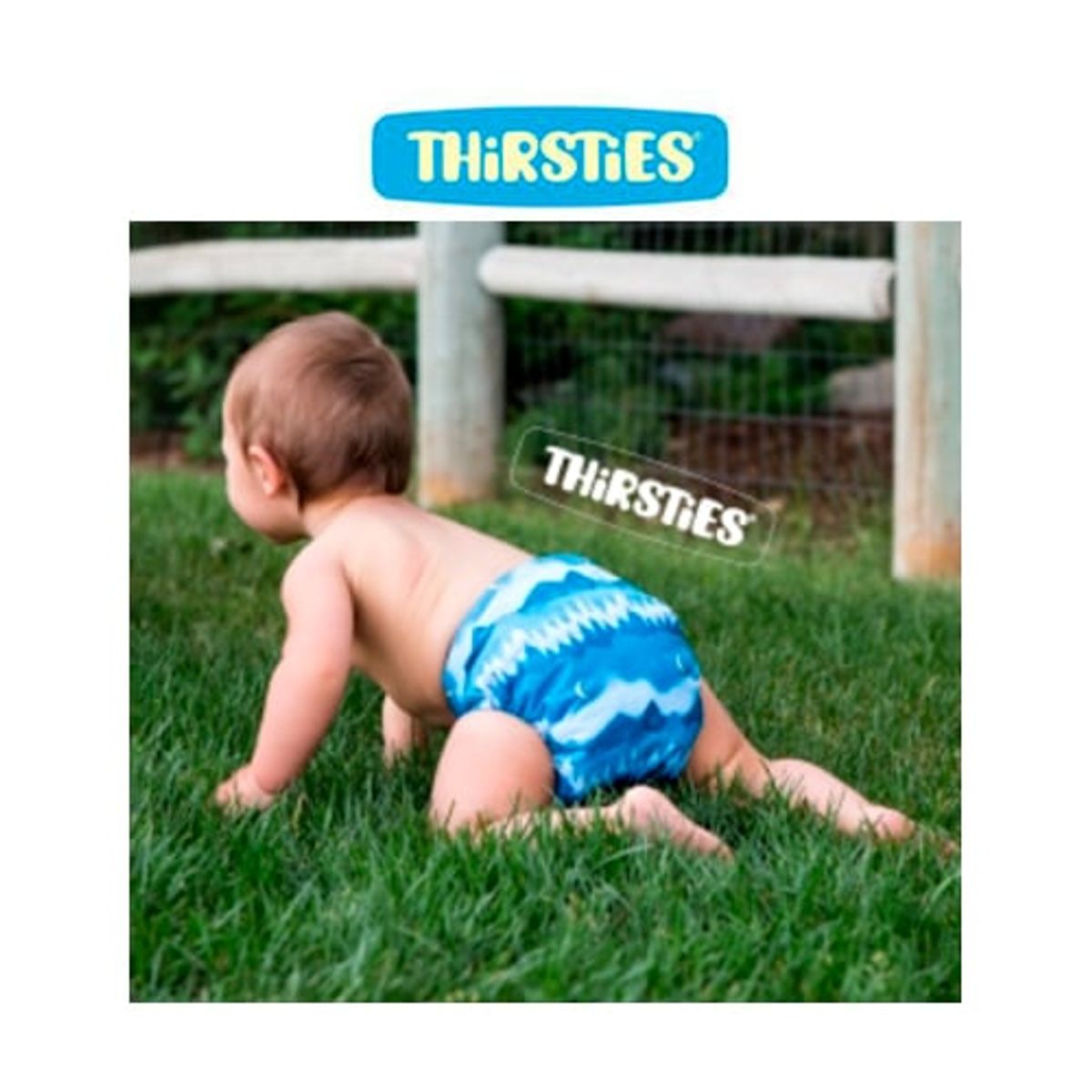 GENERICO - Pañal de Tela Stay Dry Natural All In One Marca Thirsties