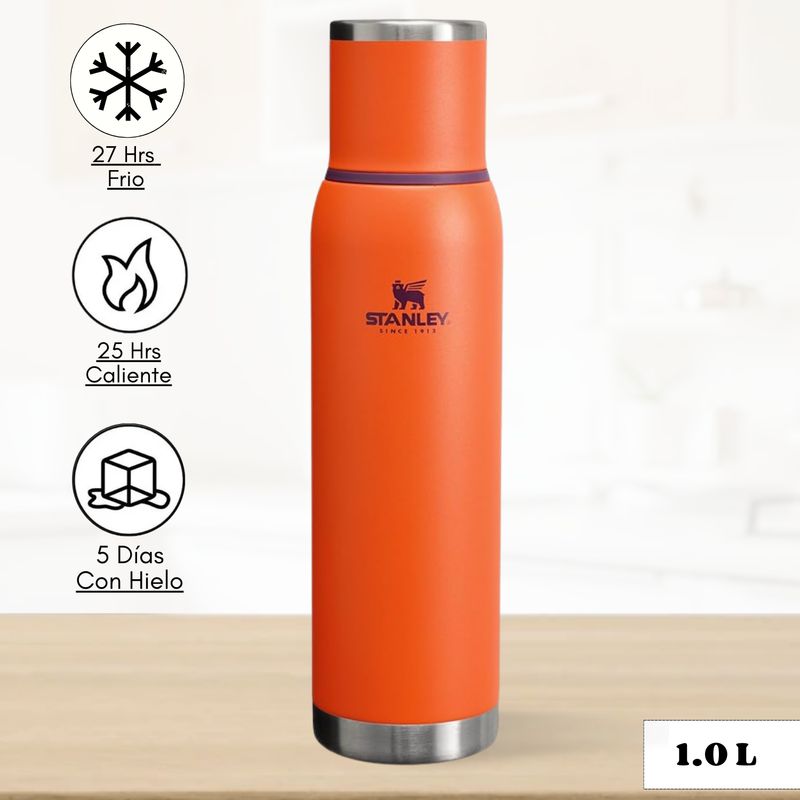 STANLEY - Termo de bebida Adventure TO GO Stanley Ciruela Tigerlily 1.0 L