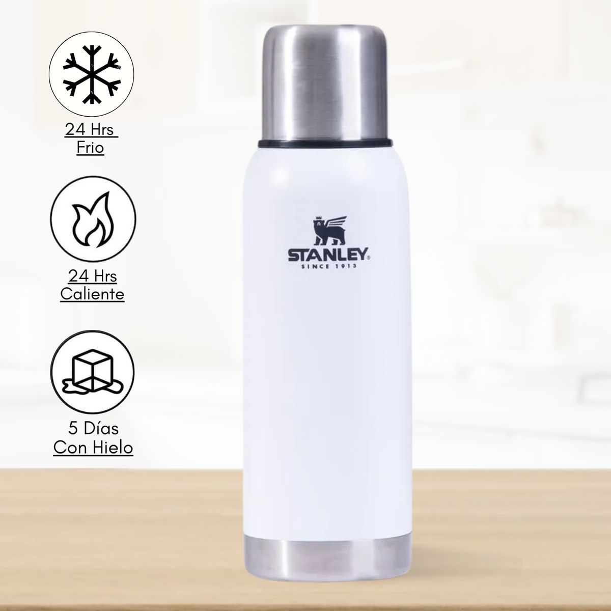 STANLEY - Termo de bebida Adventure Polar 1.0 L