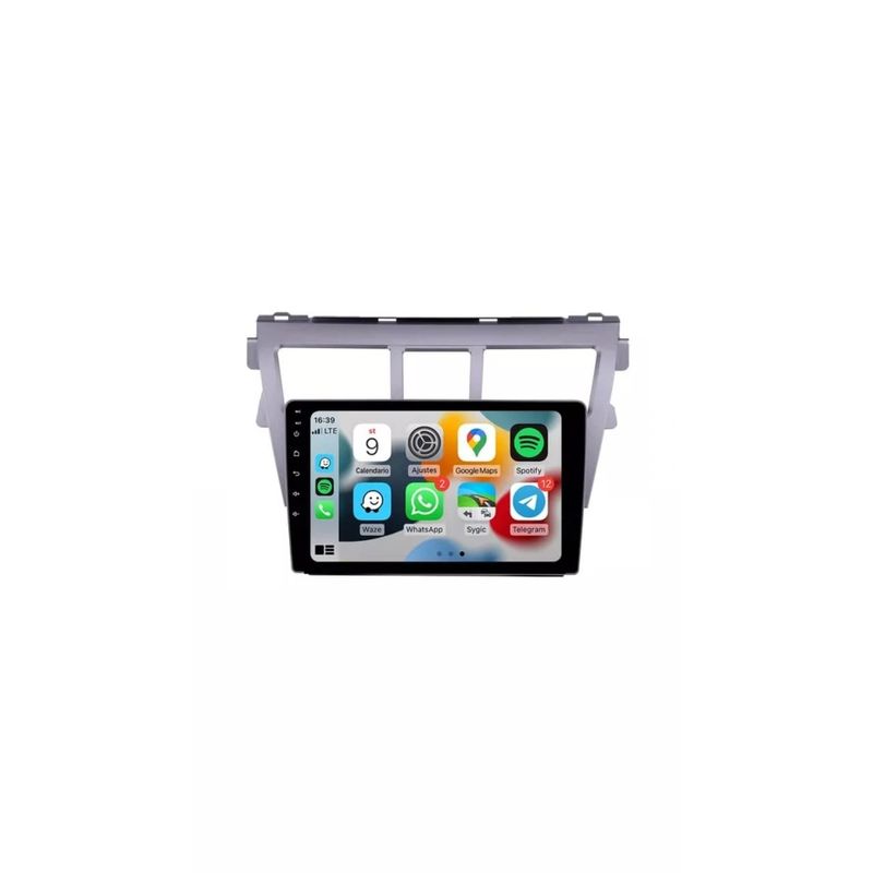 GENERICO - Autoradio Android Toyota Yaris 2007-2012 2+32gb 8core Qled