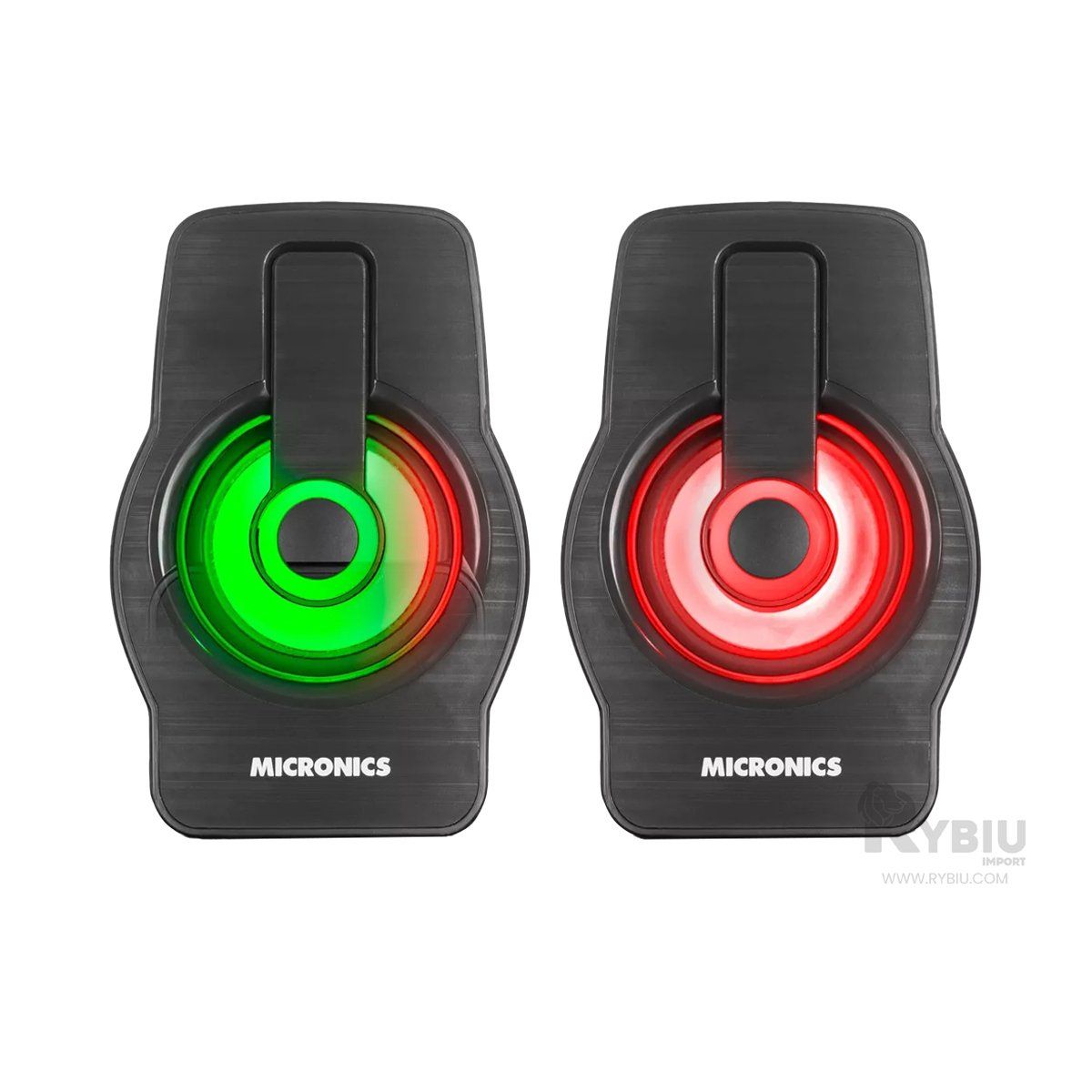 RYBIU IMPORT - Bocina Buena Micronics MIC S327 Negro Y+Envoltorio de Regalo