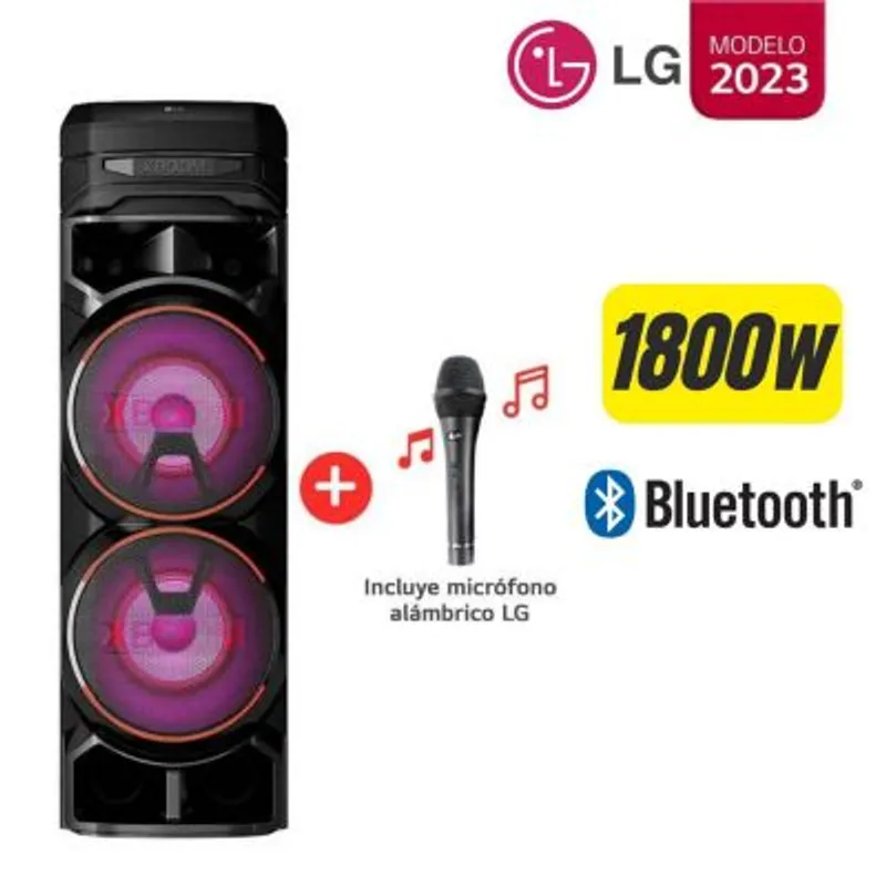 LG - Torre de Sonido Parlante LG XBOOM RNC9 Bluetooth Karaoke 2023