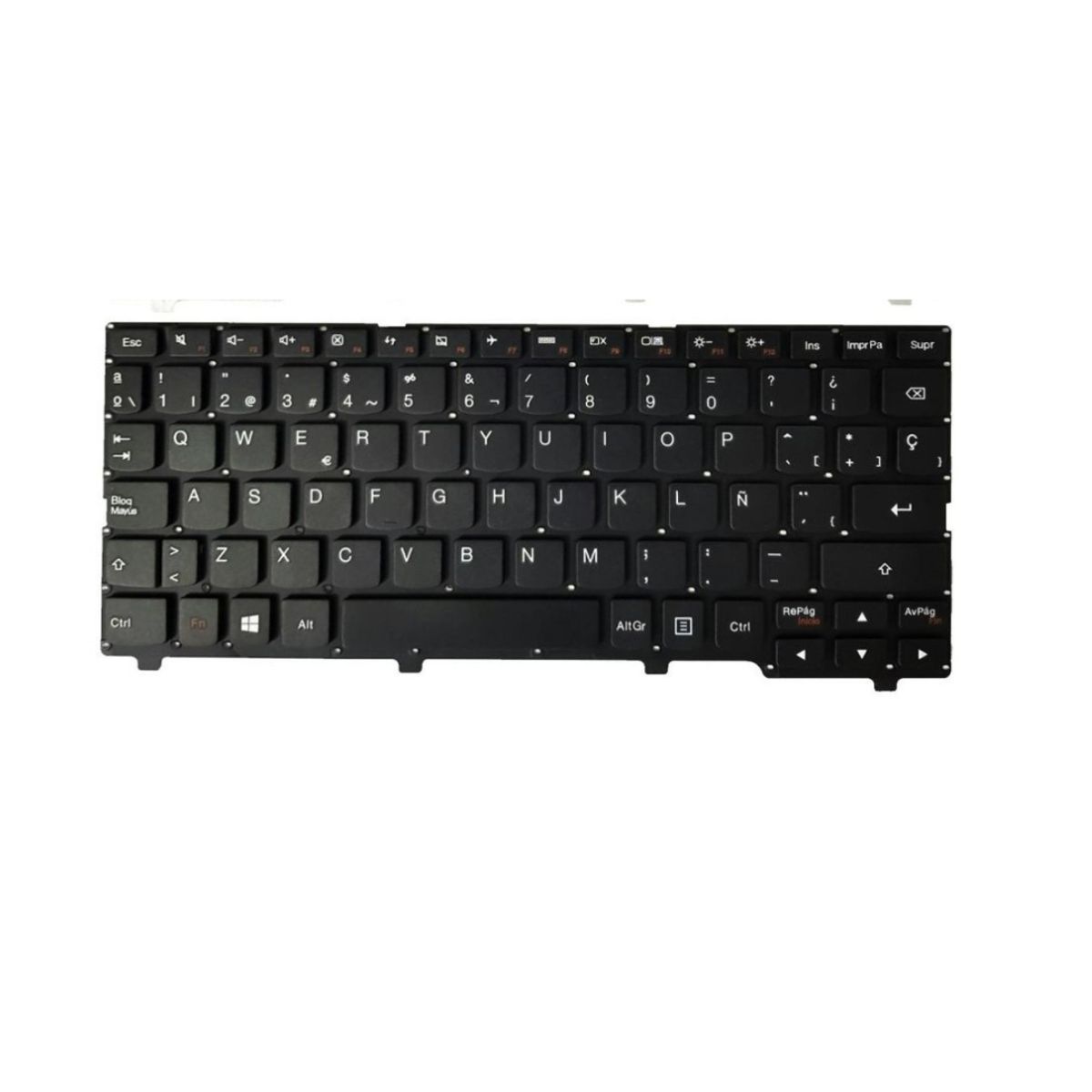 OEM - Teclado para Laptop Lenovo Ideapad 100S-11IBY.  Color Negro Mini
