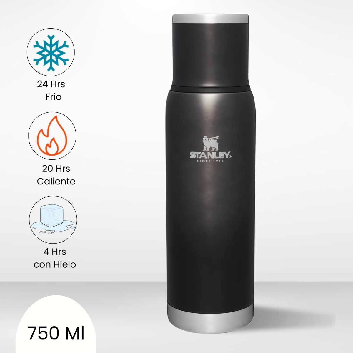 STANLEY - Termo de Bebida Adventure To Go Stanley Charcoal Glow 750ml