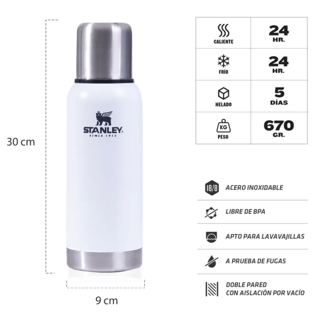 STANLEY - Termo de Bebida Adventure Polar 1.0l