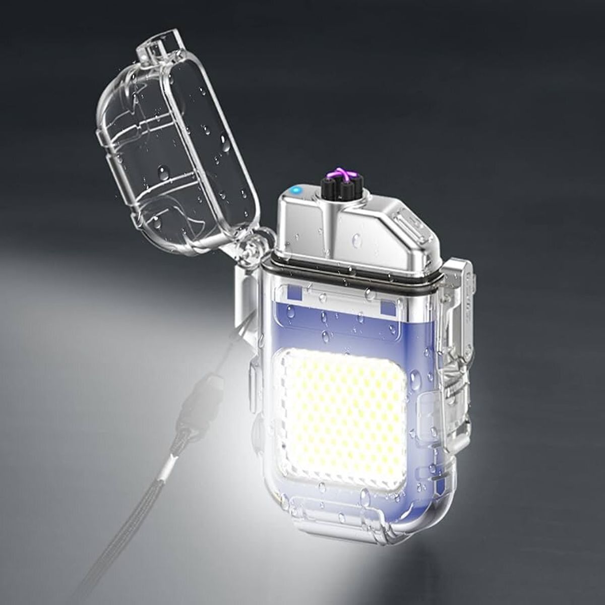 GENERICO - MINI LINTERNA LED  ENCENDEDOR CARGA  HERMETICA CARGA C