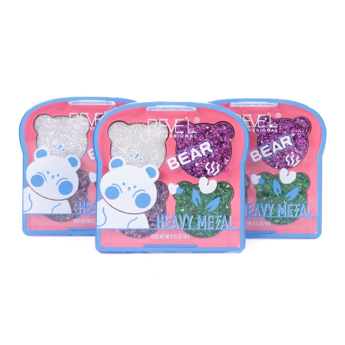 REVE'L PROFESSIONAL - HEAVY METAL EYESHADOW GLITTER TONO 2