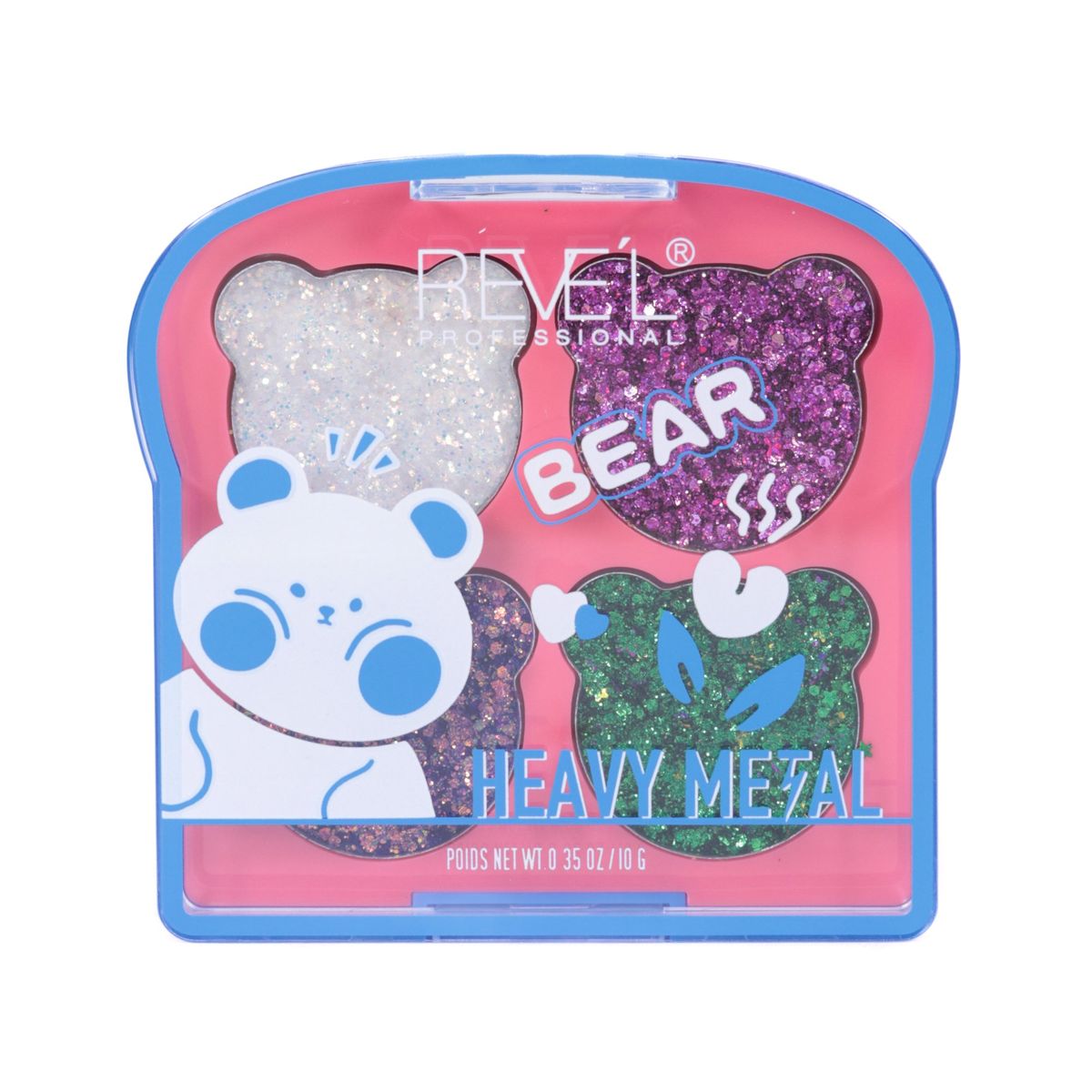 REVE'L PROFESSIONAL - HEAVY METAL EYESHADOW GLITTER TONO 2