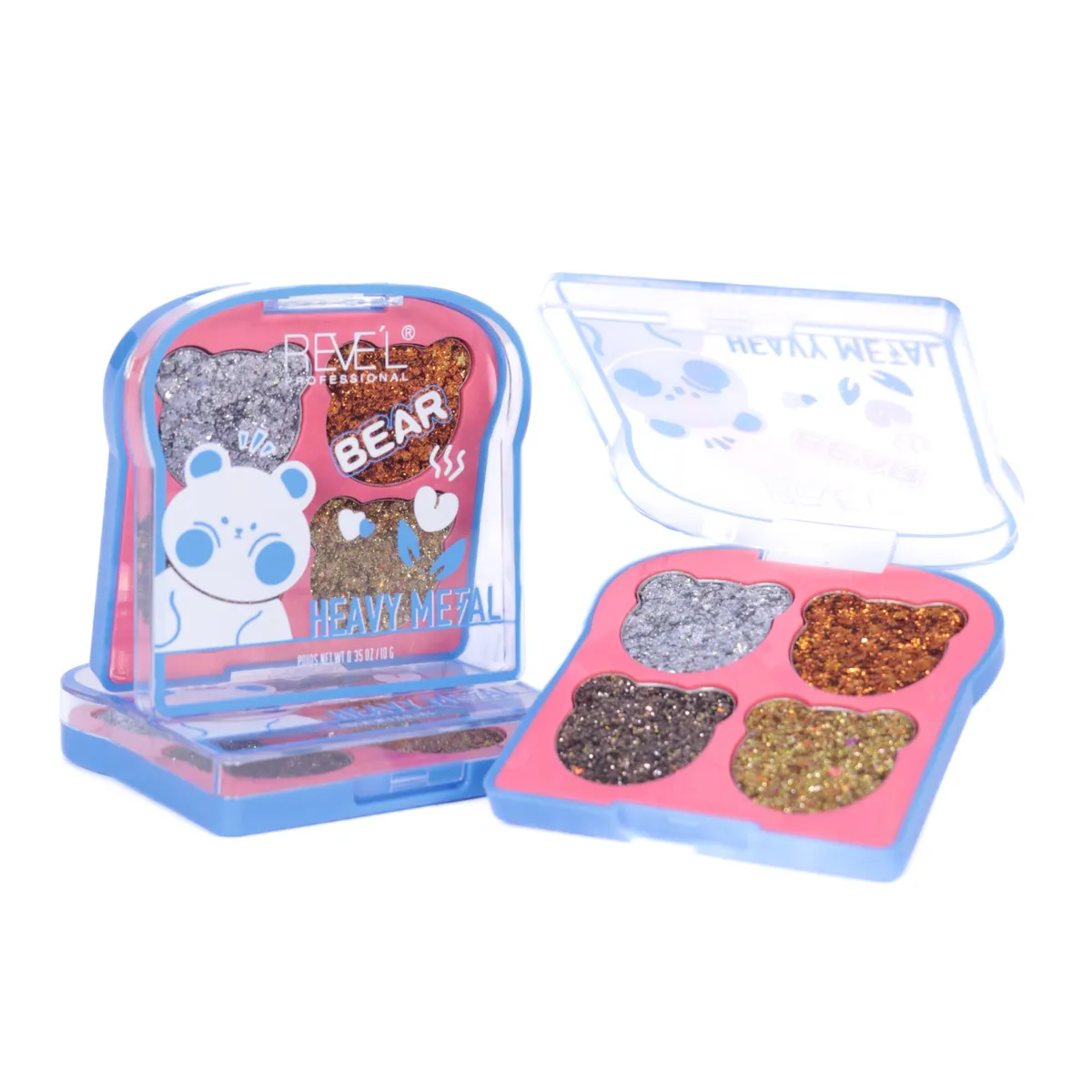 REVE'L PROFESSIONAL - HEAVY METAL EYESHADOW GLITTER TONO 1