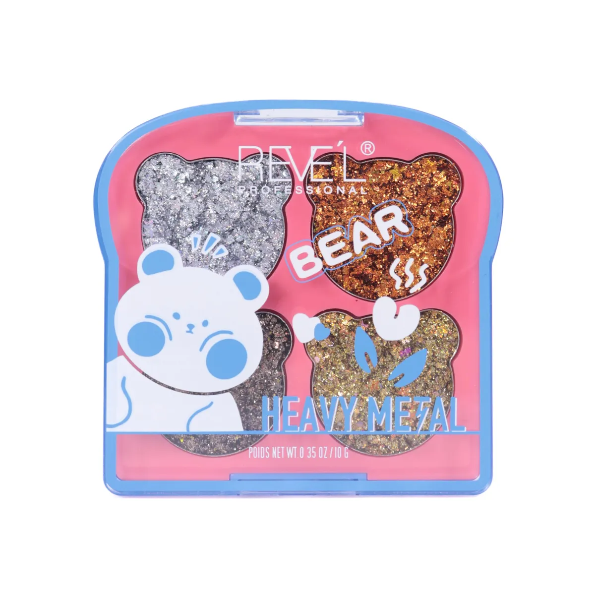 REVE'L PROFESSIONAL - HEAVY METAL EYESHADOW GLITTER TONO 1