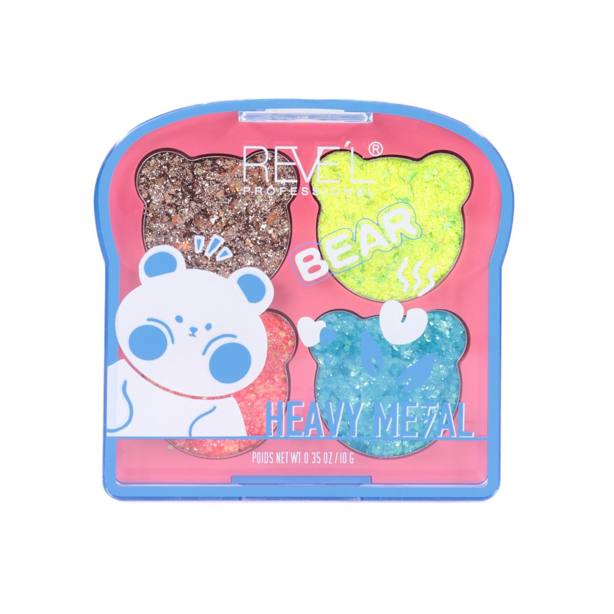 REVE'L PROFESSIONAL - HEAVY METAL EYESHADOW GLITTER TONO 3