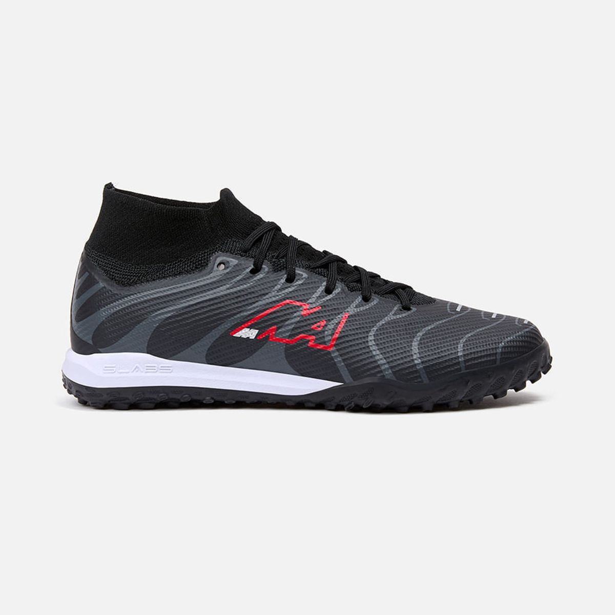 NEW ATHLETIC - Zapatillas New Athletic Football Slabs98 Negro Con Rojo Juvenil