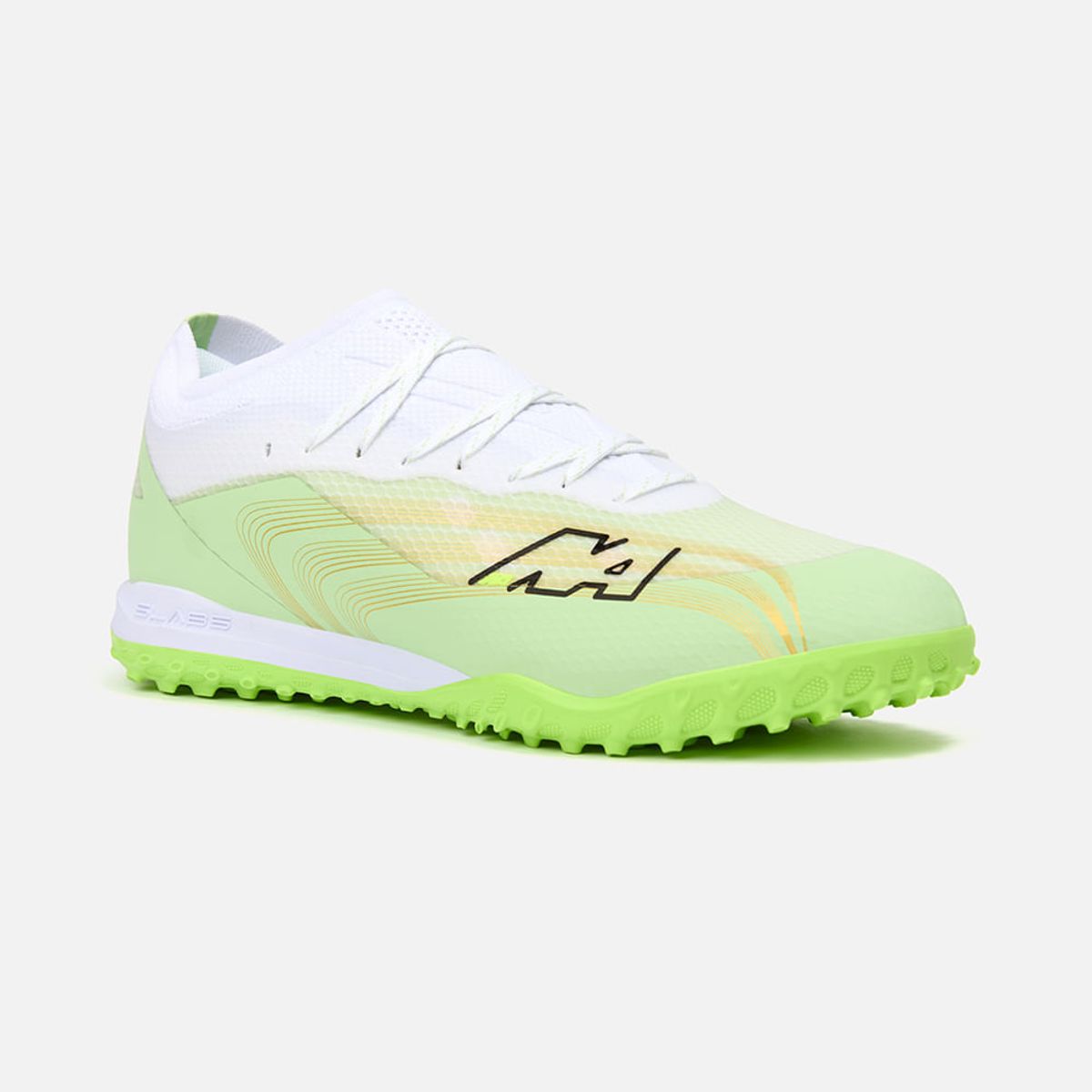 NEW ATHLETIC - Zapatillas New Athletic Football Slabs90 Verde Limón Con Blanco Hombre