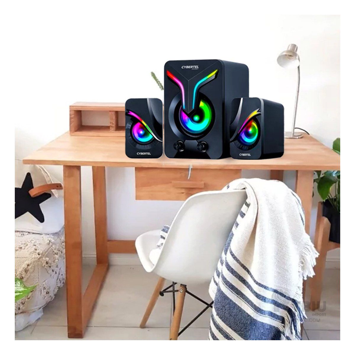 RYBIU IMPORT - Parlante Compacto Micronics Cybertel Expert en Negro