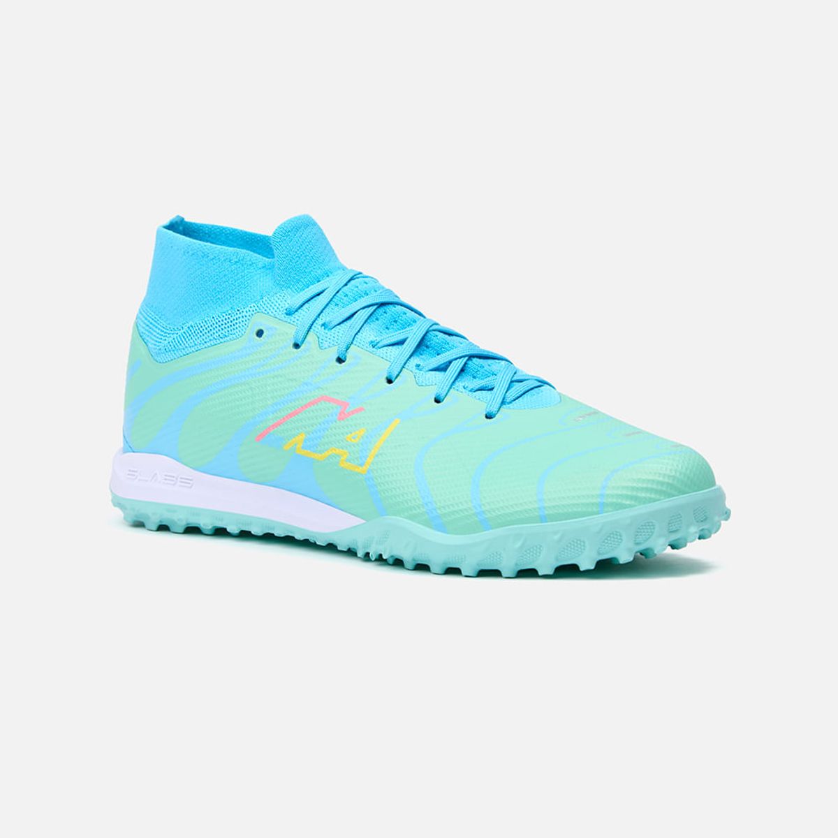 NEW ATHLETIC - Zapatillas New Athletic Football Slabs98 Celeste Juvenil