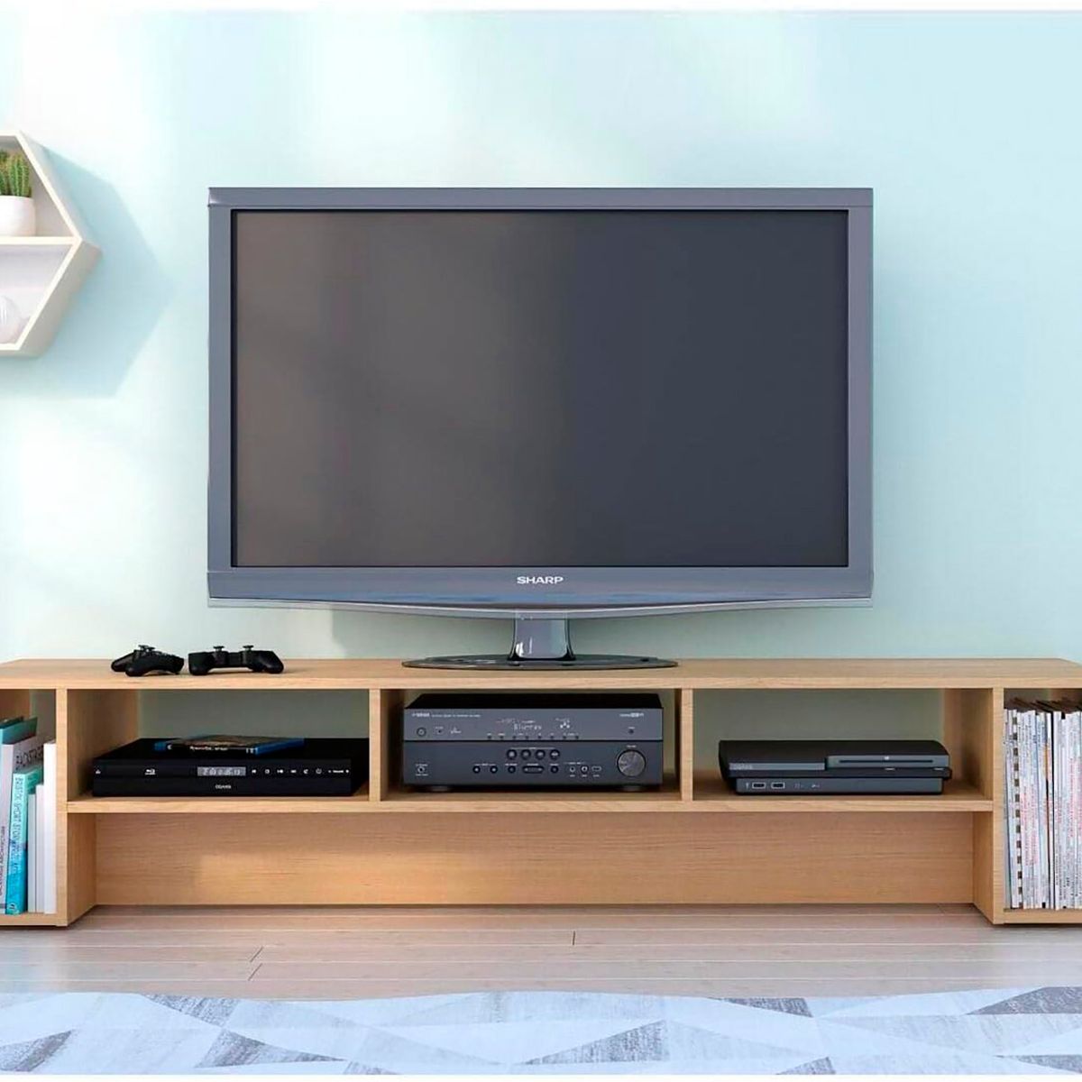 VILLA HOGAR - Centro entretenimiento de TV 75 pulgadas Grecia - Villa Hogar