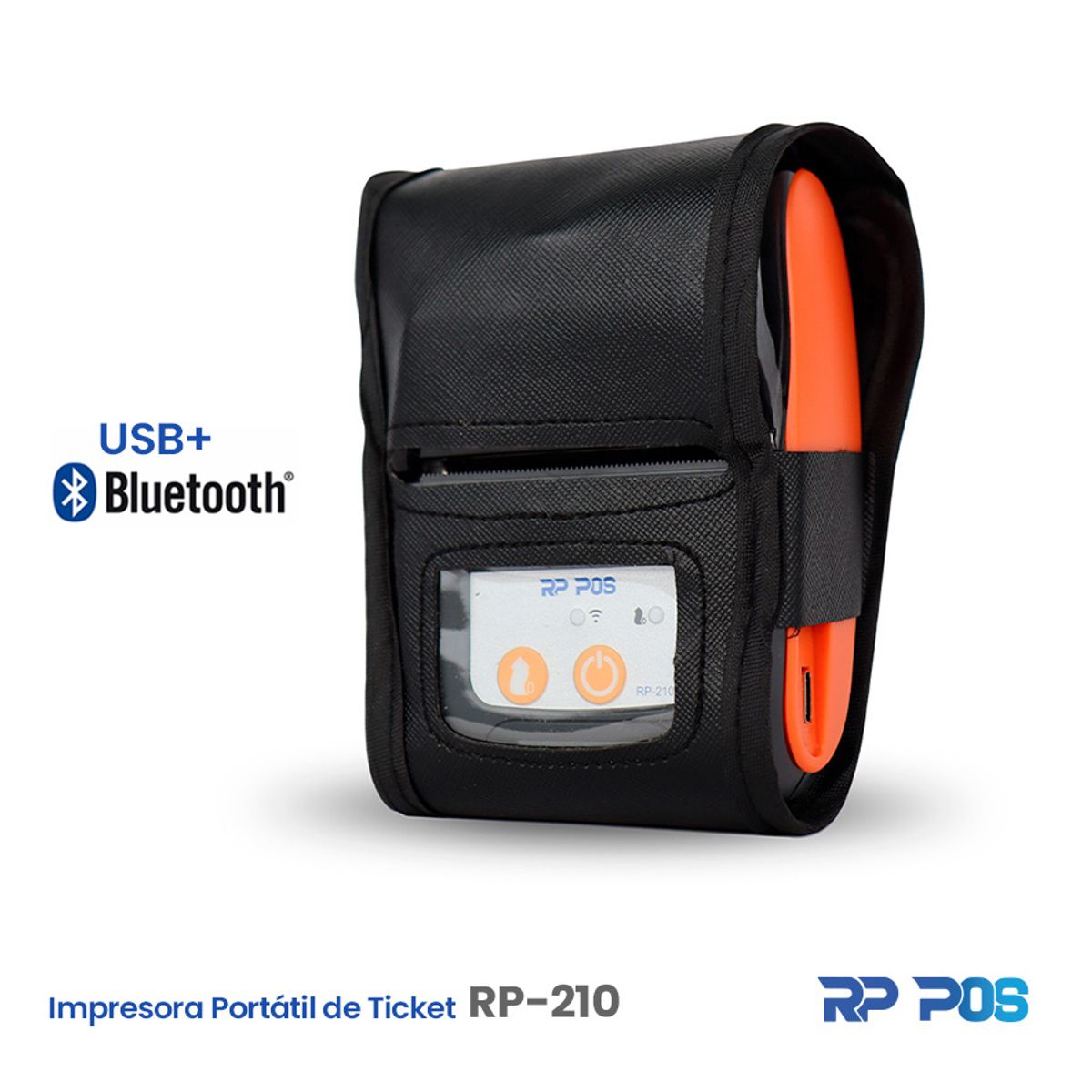 RP POS - Impresora térmica de ticket 58mm portable RP POS BLUETOOTH - 10 ROLLOS