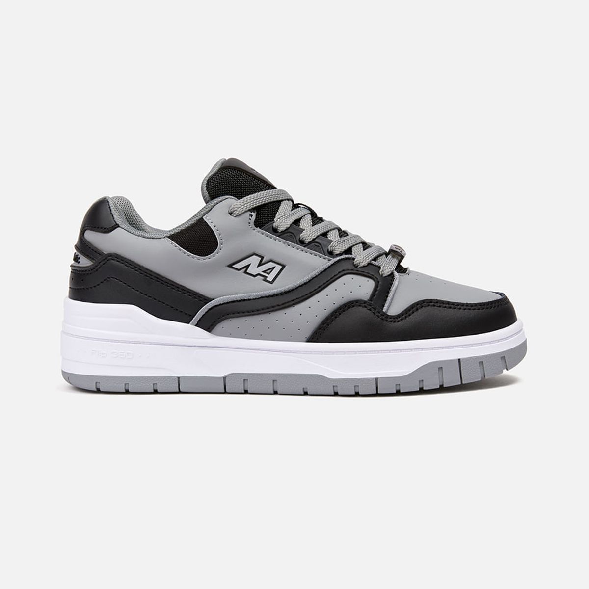 NEW ATHLETIC - Zapatillas New Athletic Skateboarding Flip70 Gris Con Negro Mujer
