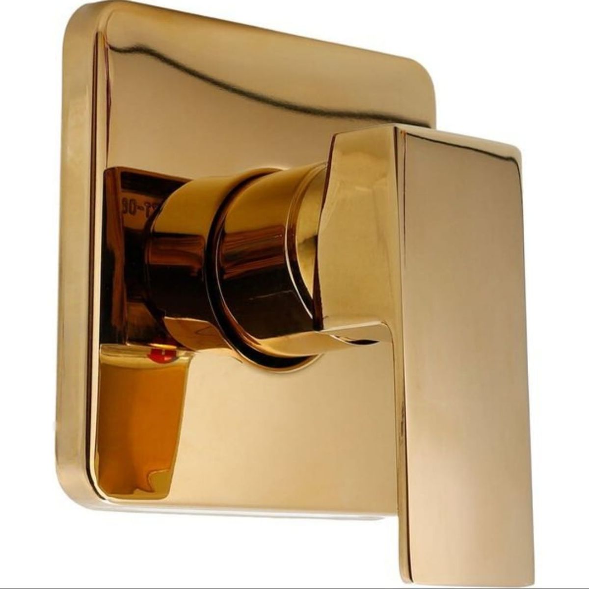 GENERICO - Mezcladora Monomando para Ducha de Bronce Macizo Dorado