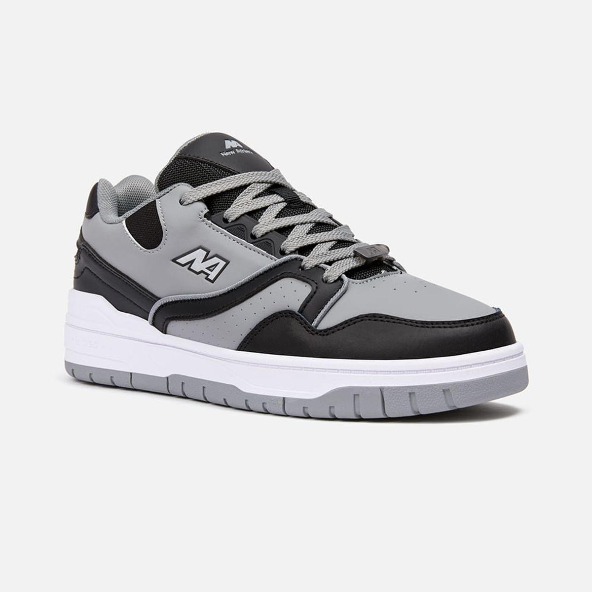 NEW ATHLETIC - Zapatillas New Athletic Skateboarding Flip70 Gris Con Negro Hombre