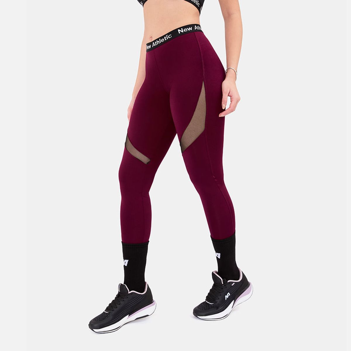 NEW ATHLETIC - Legging New Athletic Salma Vino Mujer