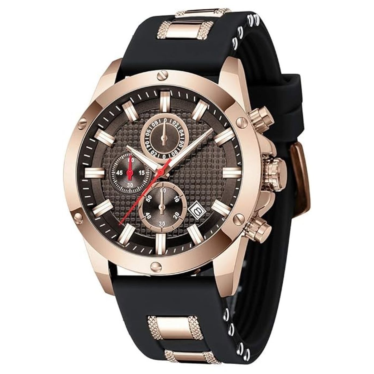 MINI FOCUS - Reloj Análogo Mini Focus MF0089G Cronógrafo Resistente al agua