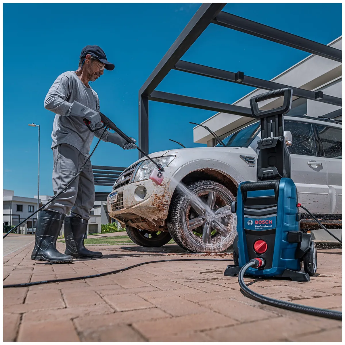 BOSCH - Hidrolavadora  Alta Presión 1800 PSI, 1500W GHP 180 Bosch