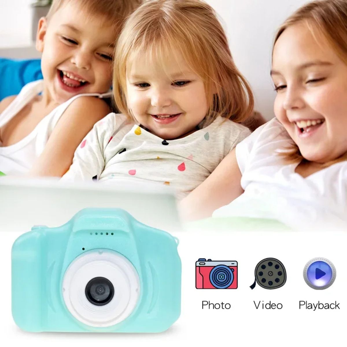 GENERICO - Mini Cámara Digital Niños Juegos Videos Camera Fotos Navidad Genieka