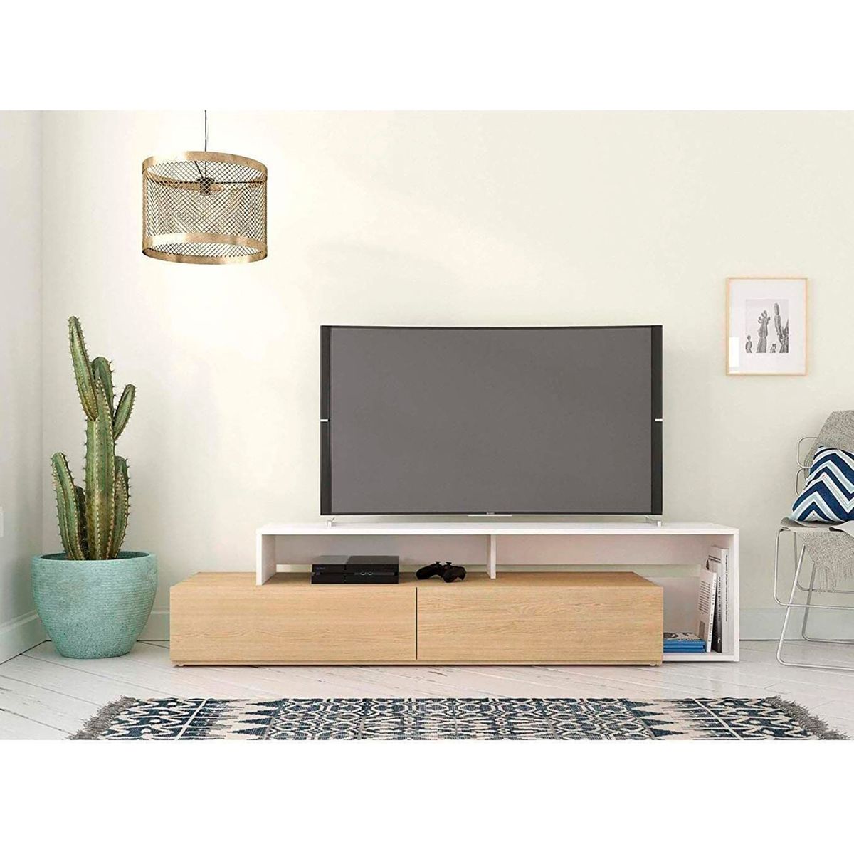 VILLA HOGAR - Centro entretenimiento de TV 65 pulgadas Esparta  - Villa Hogar