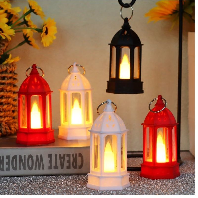 GENERICO - set de 3 Farolitos Navideños farol adornos para arbol de navidad