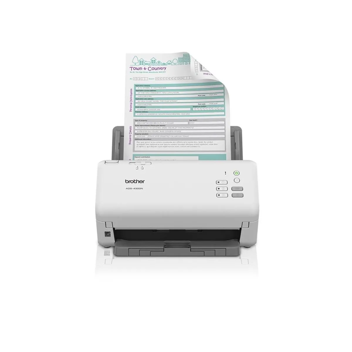 BROTHER - Escáner Brother ADS-4300N