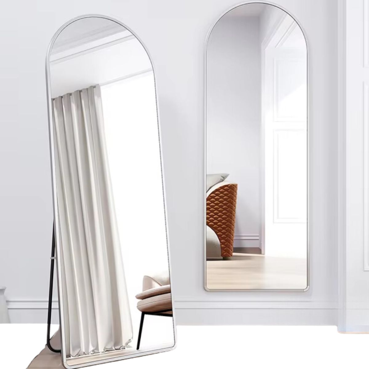 INSPIRA - Espejo de Pie Cuerpo Entero Arco para Decoración 150 cm