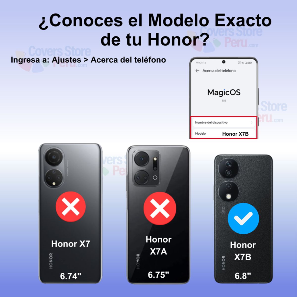 GENERICO - Funda para Honor X7B Holder Parante + Anillo Antishock Negro