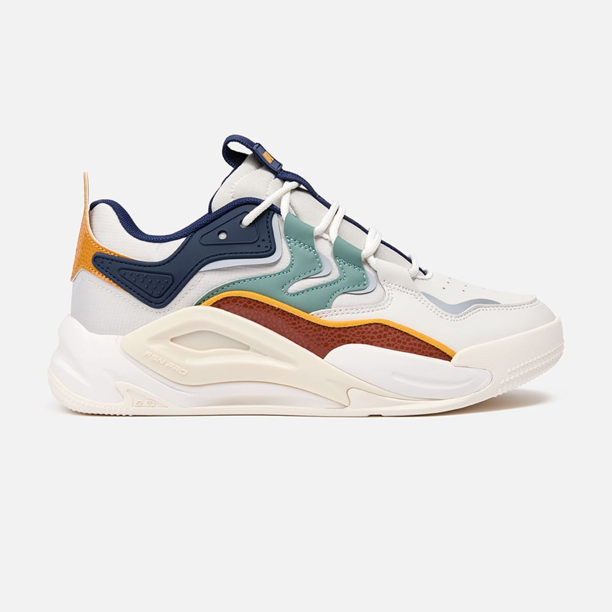 NEW ATHLETIC - Zapatillas New Athletic Lifestyle Fnspro75 Crema Con Azul Oscuro Hombre