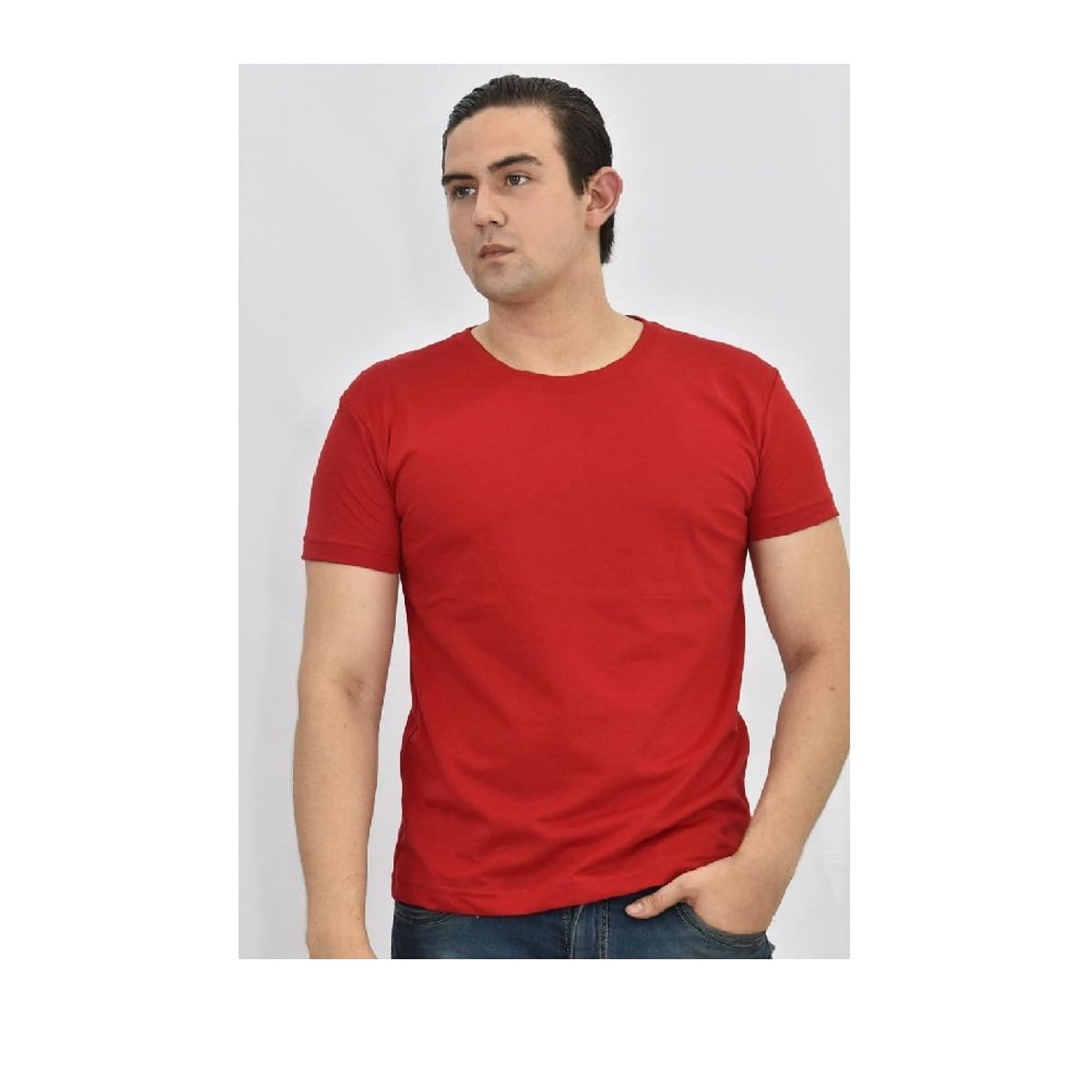OTTOWARE - Set de 3 Polos Básicos Cuello Redondo para Hombre Colores Variados